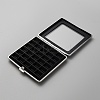 30 Grids Square PU Leather Diamond Display Boxes CON-WH0085-60-2