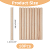 Wood Craft Sticks WOOD-WH0125-11K-2