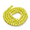 Electroplate Opaque Glass Beads Strands LS-EGLA-A035-P4mm-A04-2