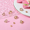 3 Pairs 3 Styles Brass Micro Pave Clear Cubic Zirconia Stud Earrings for Women EJEW-BBC0002-10-4