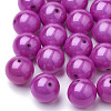 Spray Painted Acrylic Beads MACR-Q154-20mm-012-1