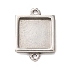 304 Stainless Steel Connector Cabochons Settings STAS-H240-69P-1