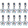 14Pcs Flower #5 Zinc Alloy Replacement Zipper Sliders FIND-GF0005-70C-1