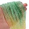 Transparent Painted Glass Beads Strands DGLA-A034-T4mm-A04-2