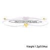 Valentine's Day Nylon Cord Braided Bracelets VO3472-7-2