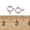 925 Sterling Silver Spring Ring Clasps STER-C005-06P-3