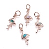 Synthetic Opal Pendants ZIRC-F091-04-2