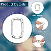 12Pcs 3 Styles Brass Spring Gate Rings KK-SC0007-61-6