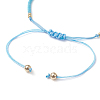 Glass Seed Braided Beaded Bracelets for Women BJEW-MZ00130-05-4