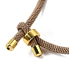 Braided Nylon Cord Bracelet Making MAK-A017-D03-05G-2