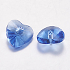 Faceted Glass Rhinestone Charms RGLA-F054-10x10-206-2