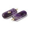Natural Amethyst Pendants G-H328-02G-A05-2