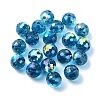 AB Color Plated Glass Beads EGLA-P059-02B-AB24-1