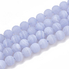 Natural Blue Lace Agate Beads Strands G-T106-032-1