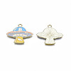 Alloy Enamel Pendants X-ENAM-S115-186-3