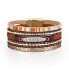 Bohemia Style Imitation Leather Multi-strand Bracelets for Women WGFFF64-03-2