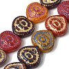 Painted Glass Beads Strands GLAA-Z021-14A-1