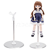 Adjustable Plastic & Metal Doll Support Stands for Models ODIS-WH0043-210-1