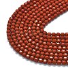 Natural Red Jasper Beads Strands G-A260-A46-01-3