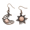 Natural Sunstone Dangle Earrings G-H359-07R-06-4
