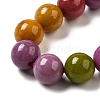 Dyed Natural Malaysia Jade Beads Strands G-G021-02C-14-2