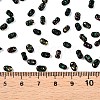 Picasso Spray Painted Glass Seed Beads SEED-T006-04-14-4