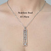 Non-Tarnish 201 Stainless Steel Hollow Eye & Cross & Sun Pendant Necklace NJEW-OY001-99-3