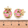 304 Stainless Steel Enamel Pendants X1-STAS-T068-10A-3