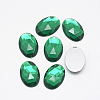 Acrylic Rhinestone Flat Back Cabochons GACR-Q011-10x14-12-1