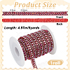 5 Yards Glass Rhinestone Cup Chains RB-WH0013-01C-2
