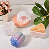 4Pcs 4 Style DIY Candle Silicone Molds Making DIY-MP0001-08-5
