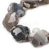 Natural Gray Agate Beads Strands G-F769-I01-01-4