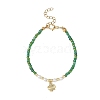 6Pcs Brass Charm Bracelets BJEW-JB12790-3