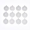 Non-Tarnish 201 Stainless Steel Pendants STAS-R106-2