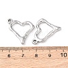 304 Stainless Steel Textured Pendants STAS-A133-05P-3