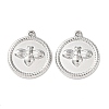 304 Stainless Steel Pendants STAS-P432-01C-P-1