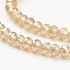 Electroplate Glass Beads Strands LS-EGLA-D020-6x4mm-49-2
