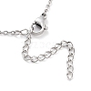 Valentine's Day Brass Micro Pave Clear Cubic Zirconia Pendant Necklaces NJEW-B101-06P-3