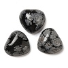 Natural Snowflake Obsidian Cabochons G-F776-02A-05-1