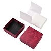 Square Flower Print Cardboard Bracelet Box CBOX-Q038-03A-3