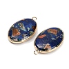 Dyed Synthetic Imperial Jasper Pendants GG-CBAA20A-04G-03-2