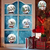 6Pcs Christmas DIY Diamond Painting Sticker Kits PW-WGAF467-01-3