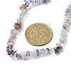 Natural Fluorite Chip Beaded Necklace NJEW-JN04616-11-3