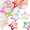 20Pcs Iron Enamel Snap Hair Clips PHAR-TADJ0001-08-3