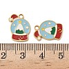 Christmas 304 Stainless Steel Enamel Pendants STAS-Z093-08M-G-3