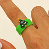 Christmas Resin Finger Rings FS-WG94CC2-03-1