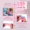 Beadthoven DIY Keychain Making Kit DIY-BT0001-41-3