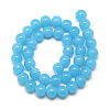 Imitation Jade Glass Beads Strands GR6mm68Y-2