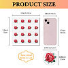 8 Sheets Plastic Waterproof Self-Adhesive Picture Stickers DIY-WH0428-068-2