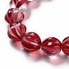 Transparent Glass Beads Strands GLAA-F114-02B-12-5